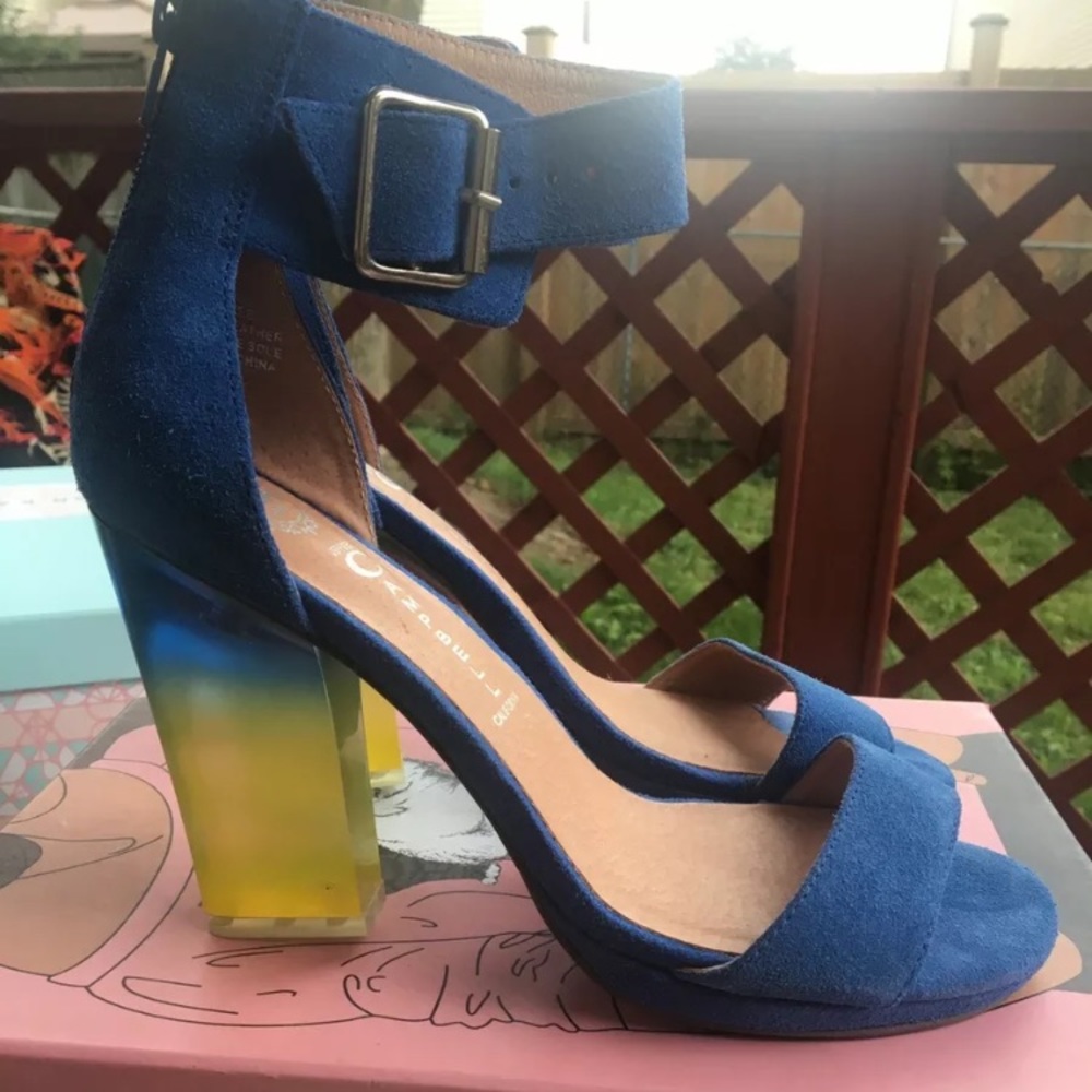 Jeffrey Campbell Soirée heel blue 8.5